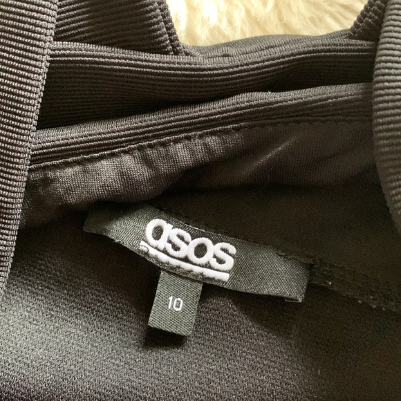 black zipper front cut out sides wide strap tunic tank top S M - Picture 15 of 16